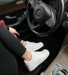 Nik_e Air Force 1 Low Triple White Girls Premium Leather Full Accessories D-321