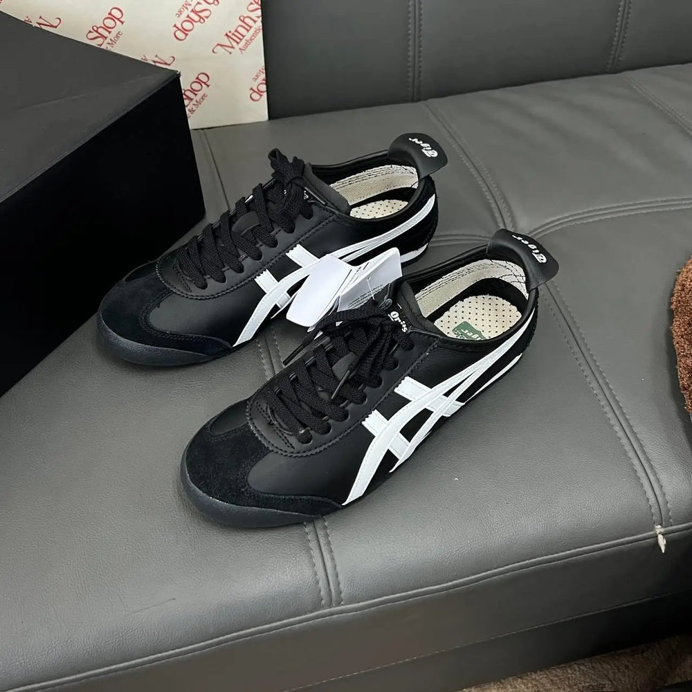 Onitsuk_a Tiger Mexico 66 Black White Mens 7A Premium D-1837