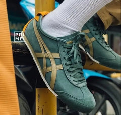 Onitsuk_a Tiger Mexico 66 Green Safari Khaki Mens 7A Premium Quality D-2012