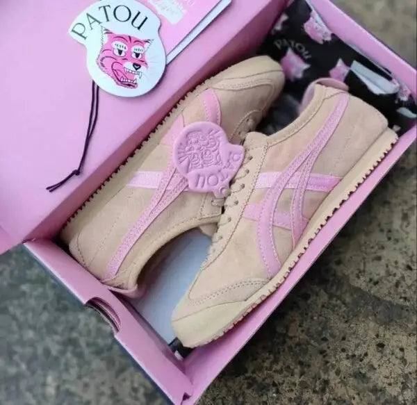 Onitsuk_a Tiger x PATOU Mexico 66 Putty Cotton Candy Girls 7A Premium (D-2013)