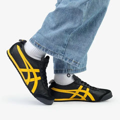 Onitsuk_a Tiger Mexico 66 Black Yellow Sneakers for Girls (D-2016)