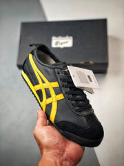 Onitsuk_a Tiger Mexico 66 Black Yellow Sneakers for Girls (D-2016)