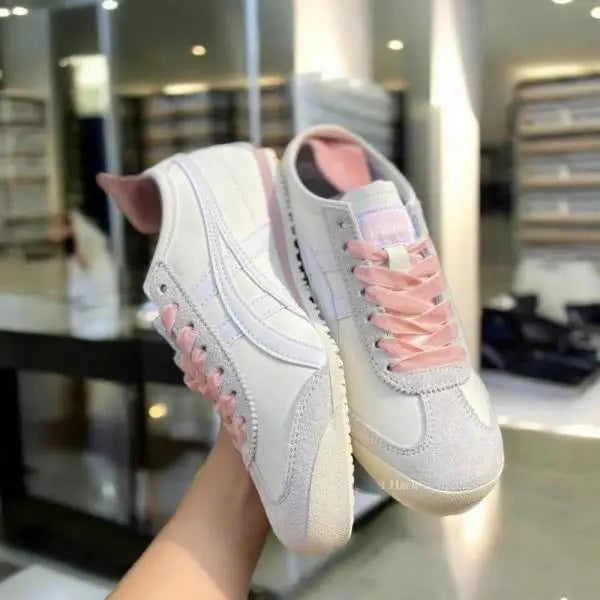 Onitsuk_a Tiger Mexico 66 Breeze Pink Girls 7A Premium Sneakers (D-1742)