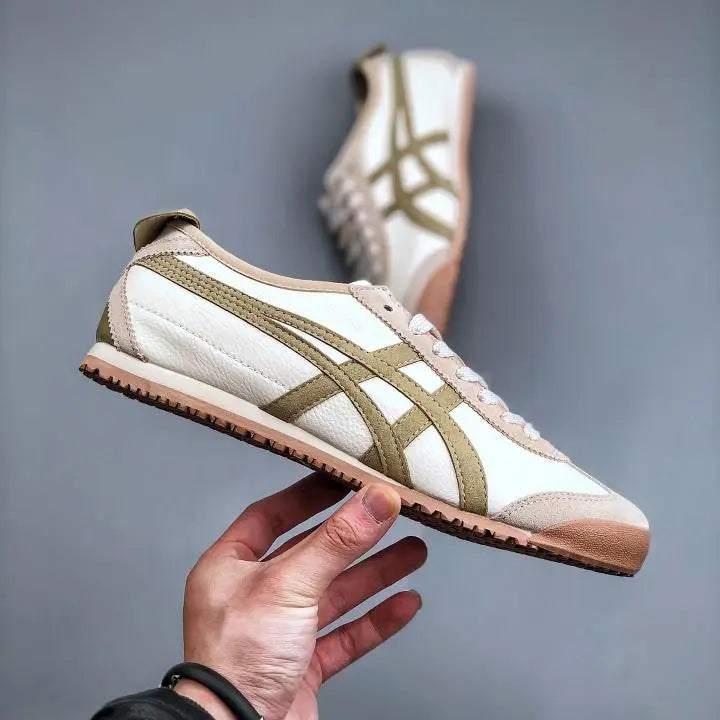 Onitsuk_a Tiger Mexico 66 WhiteBeige Mens 7A Premium First Copy D-1850