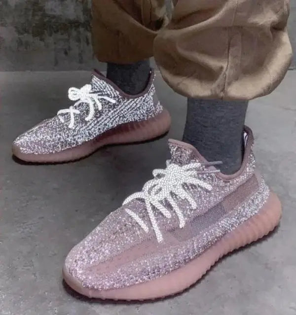 Adidas Yeezy 350 V2 Synth Reflective Mens Semi UA 7A Quality Full Accessories (D-1647)