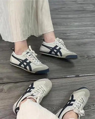 Onitsuka Tiger Mexico 66 Birch Peacoat for Girls 7A Premium Quality D-1999
