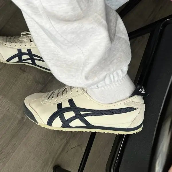 Onitsuka Tiger Mexico 66 Birch Peacoat for Girls 7A Premium Quality D-1999