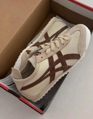 Onitsuk_a Tiger Mexico 66 Cream Coffee Mens 7A Premium First Copy D-1853