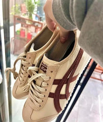 Onitsuk_a Tiger Mexico 66 Cream Coffee Mens 7A Premium First Copy D-1853