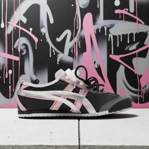Onitsuk_a Tiger Mexico 66 Panda Prank - Black Girls Premium First Copy Shoes D-1992