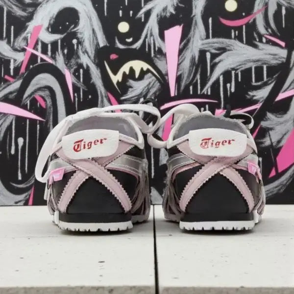 Onitsuk_a Tiger Mexico 66 Panda Prank - Black Girls Premium First Copy Shoes D-1992