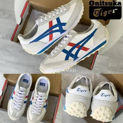 Onitsuk_a Tiger EDR 78 WhiteBlueRed Iconic Tricolor Retro Runners (D-1982)