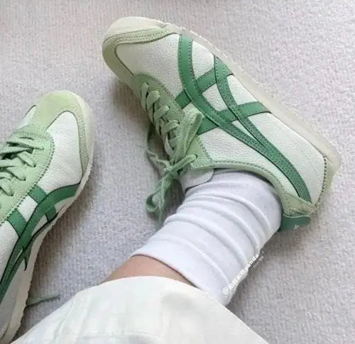 Onitsuka Tiger Mexico 66 Airy Green Girls 7A Premium First Copy D-1857