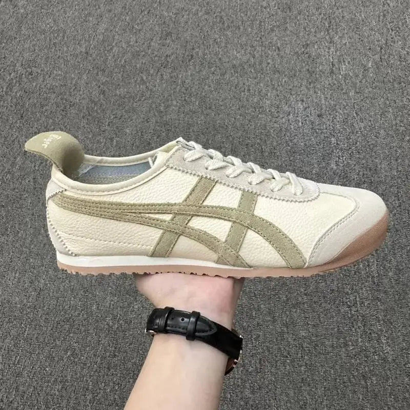Onitsuk_a Tiger Mexico 66 White Beige Girls Premium First Copy D-1861