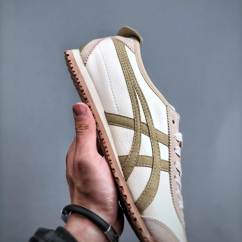 Onitsuk_a Tiger Mexico 66 White Beige Girls Premium First Copy D-1861