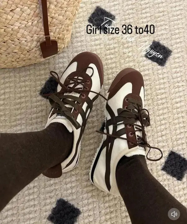 Onitsuk_a Tiger Mexico 66 WhiteCoffee Brown Mens Premium First Copy Sneakers D-1977