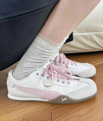 Pum_a Bella UT Canvas White Pink for Girls 7A Premium Quality D-1973