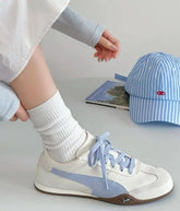 Pum_a Bella UT Canvas White Blue for Girls 7A Premium Quality D-1972