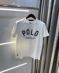 Ralph Lauren White Logo Work Premium T-Shirt