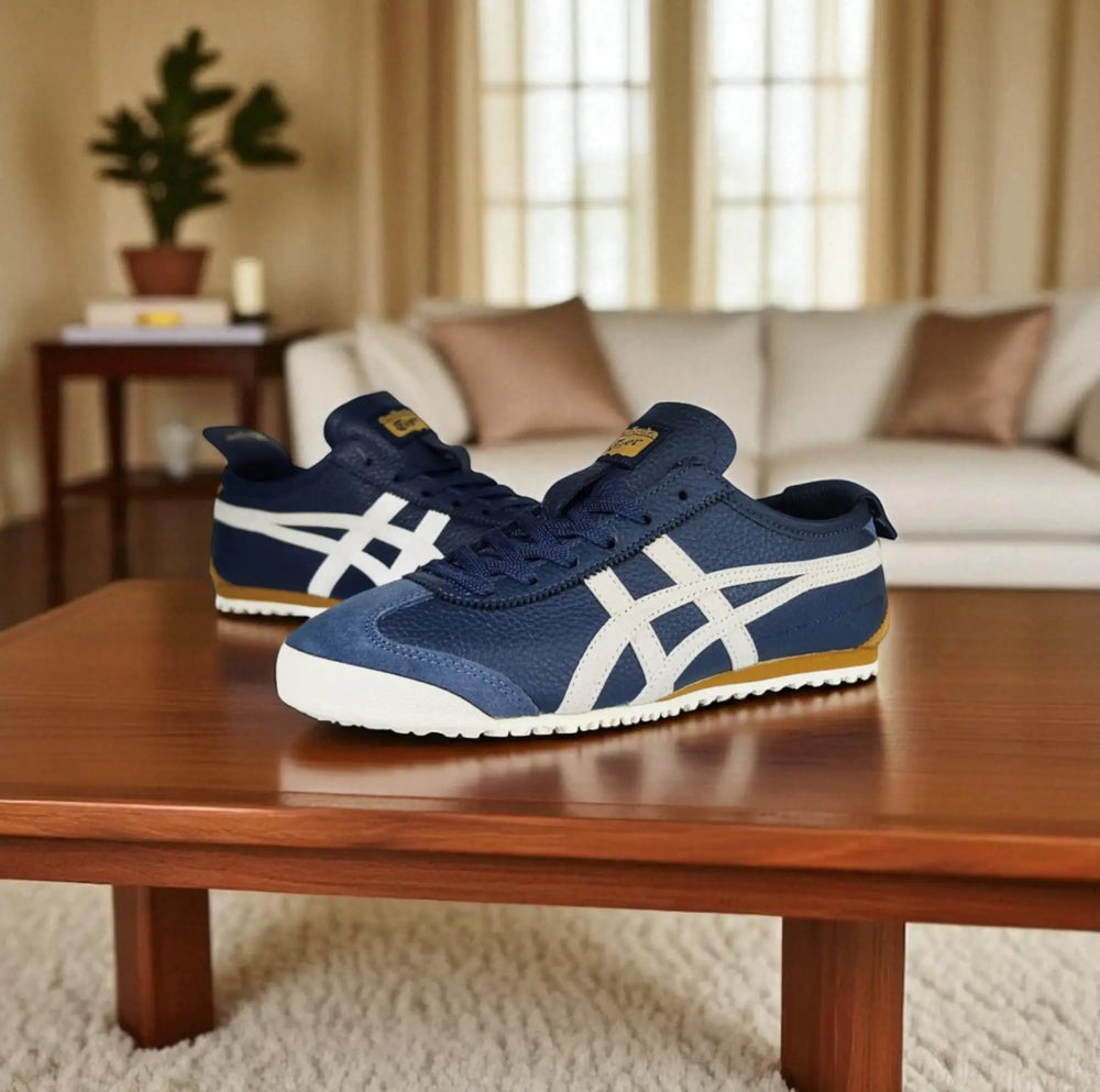Onitsuk_a Tiger Mexico 66 Iron NavyBirch Girls Premium First Copy Sneakers D-1957