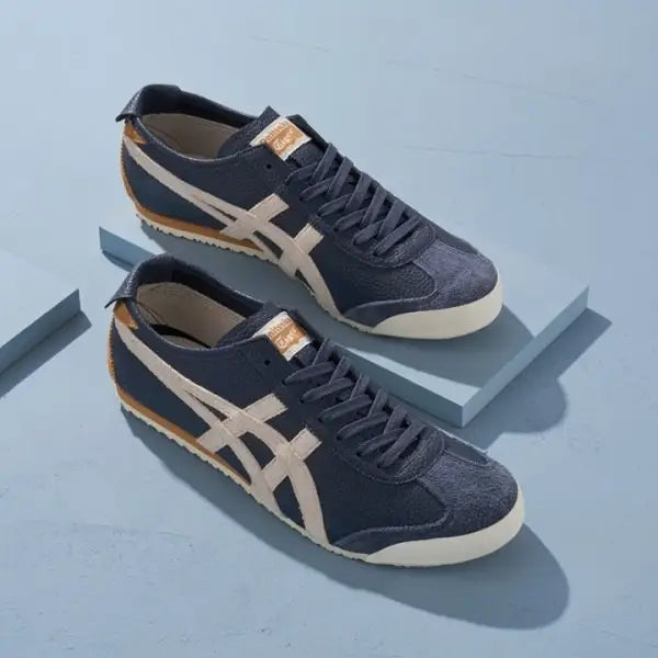 Onitsuk_a Tiger Mexico 66 Iron NavyBirch Girls Premium First Copy Sneakers D-1957