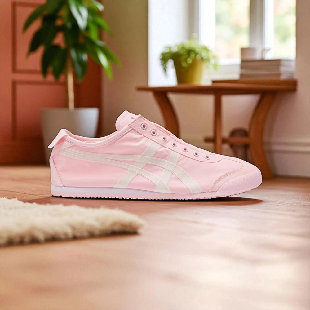 Onitsuk_a Tiger Mexico 66 Slip On - PinkWhite Girls Premium First Copy D-1950