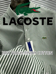 Lacoste Green Stripes Premium Shirt