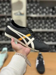 Onitsuk_a Tiger Mexico 66 BlackWhiteYellow Mens First Copy Sneakers D-1932