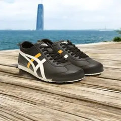 Onitsuk_a Tiger Mexico 66 BlackWhiteYellow Mens First Copy Sneakers D-1932