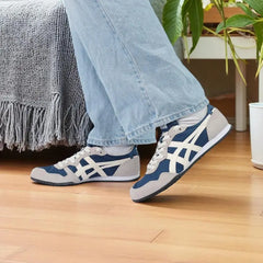 Onitsuka Tiger Serrano Blue Grey White Sneakers For Mens