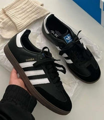 Adidass Samba Leather Full Black Wo