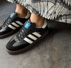 Adidass Samba Leather Full Black Wo