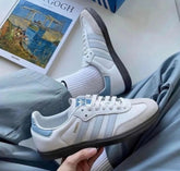 Adidass Samba Leather Sky Blue Wome