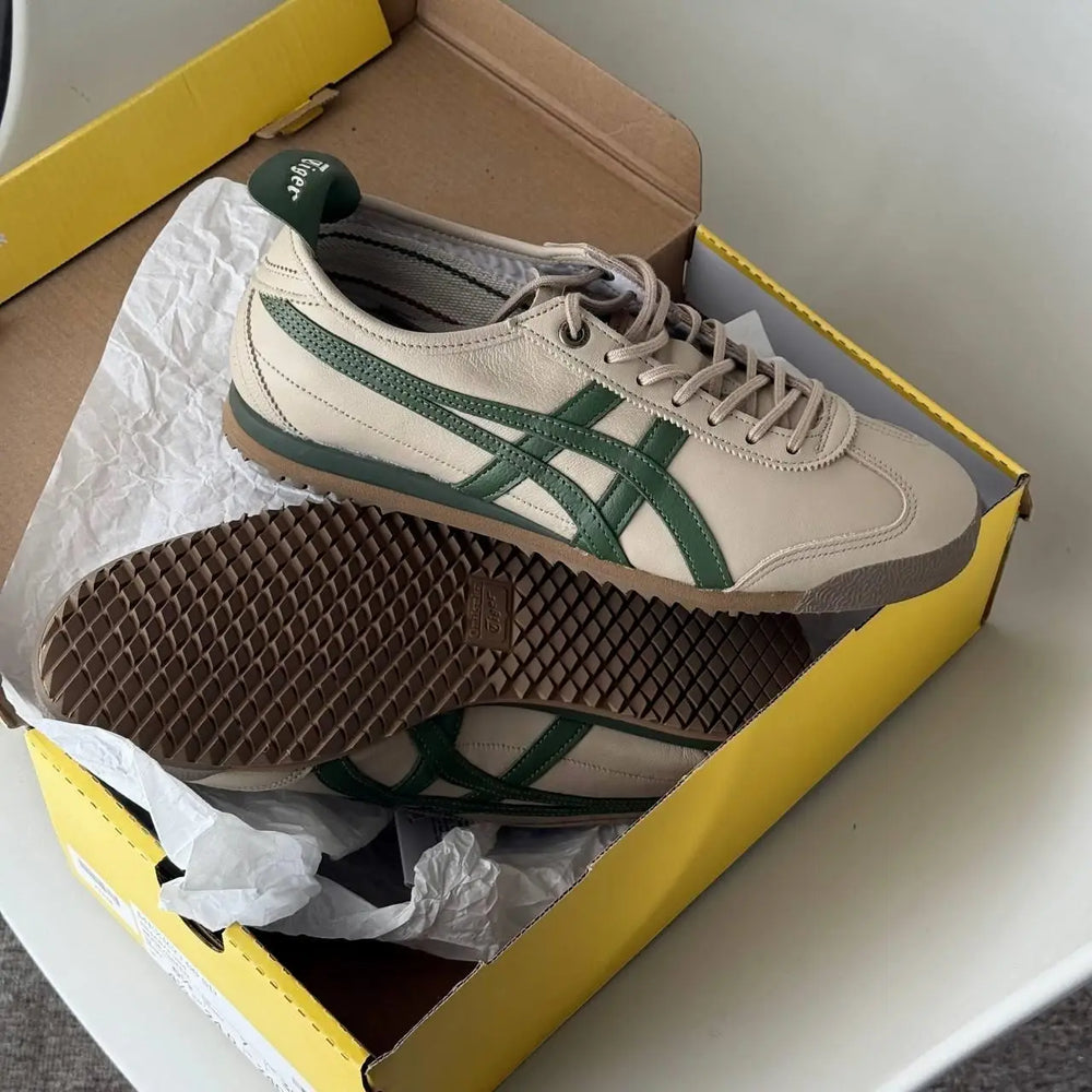 Onitsuka Tiger Mexico 66 SD Beige Green 7A Premium Sneakers D-2078
