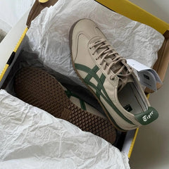Onitsuka Tiger Mexico 66 SD Beige Green 7A Premium Sneakers D-2078