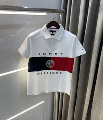 Tommy Hilfiger White Premium Polo T-shirt