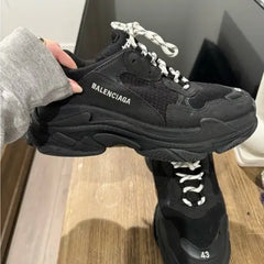 Balenciag_a Triple S Full Black