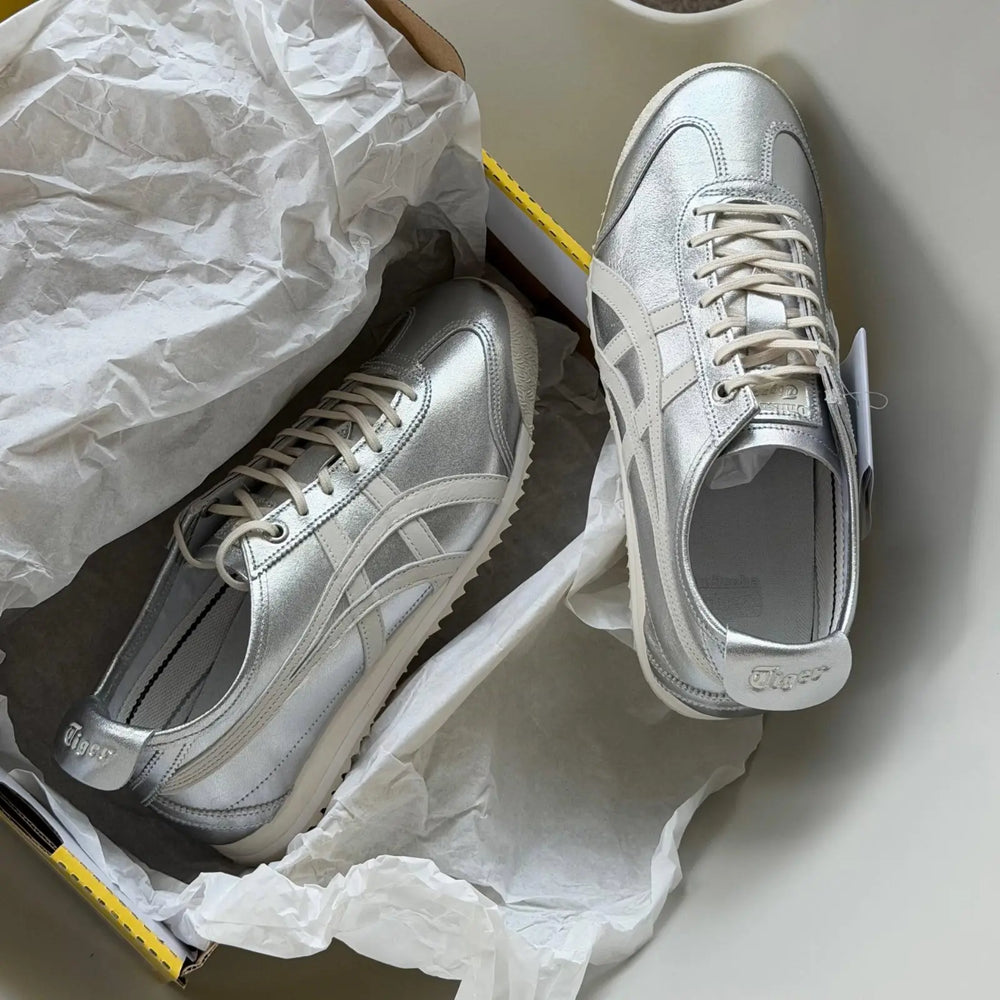 Onitsuk_a Tiger Mexico 66 SD Pure Silver Cream 7A Premium Sneakers D-2077