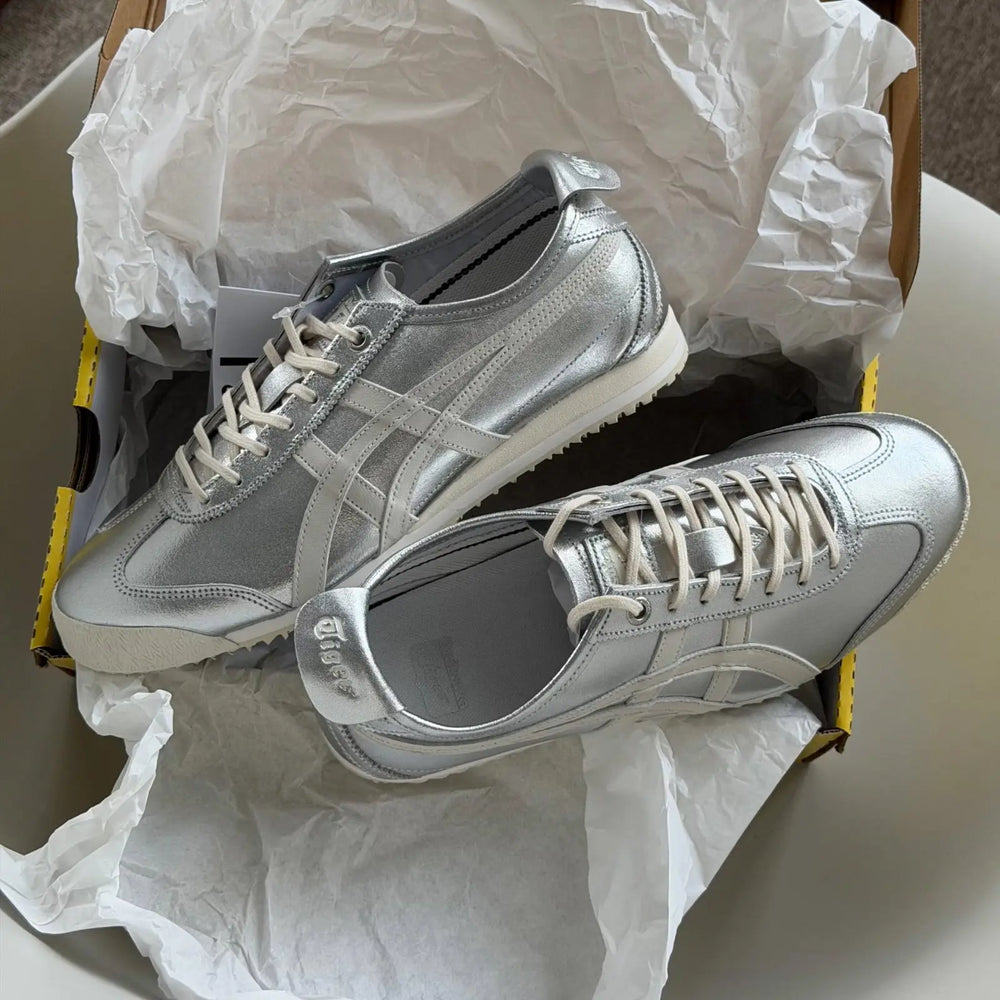 Onitsuk_a Tiger Mexico 66 SD Pure Silver Cream 7A Premium Sneakers D-2077