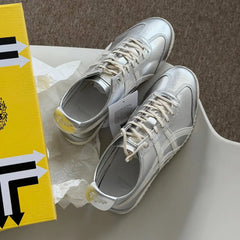 Onitsuk_a Tiger Mexico 66 SD Pure Silver Cream 7A Premium Sneakers D-2077