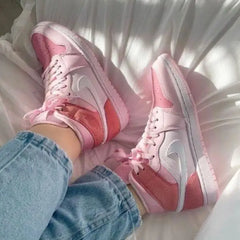 Nik_e Jordan Retro 1 Mid Digital Pink Women