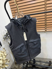 Essential_s Imported Exclusive Zipper Half Hoodie (DN 111)
