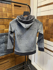 Loui_s Vuitton Monogram Embossed Imported Velvet Premium Zipper Hoodie