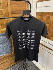 Balenciaga Logo Printed Imported Premium Drop Shoulder T-shirt