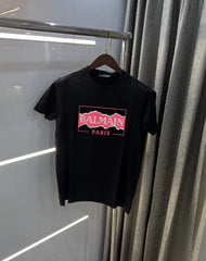 Balmain Paris Black B Logo Work Premium T-Shirt