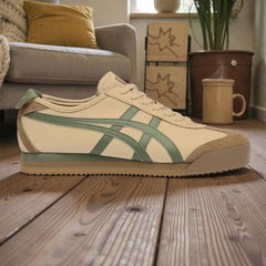 Onitsuka Tiger Mexico 66 PF Beige Bronze Green 7A Premium Mens Sneakers D-2084