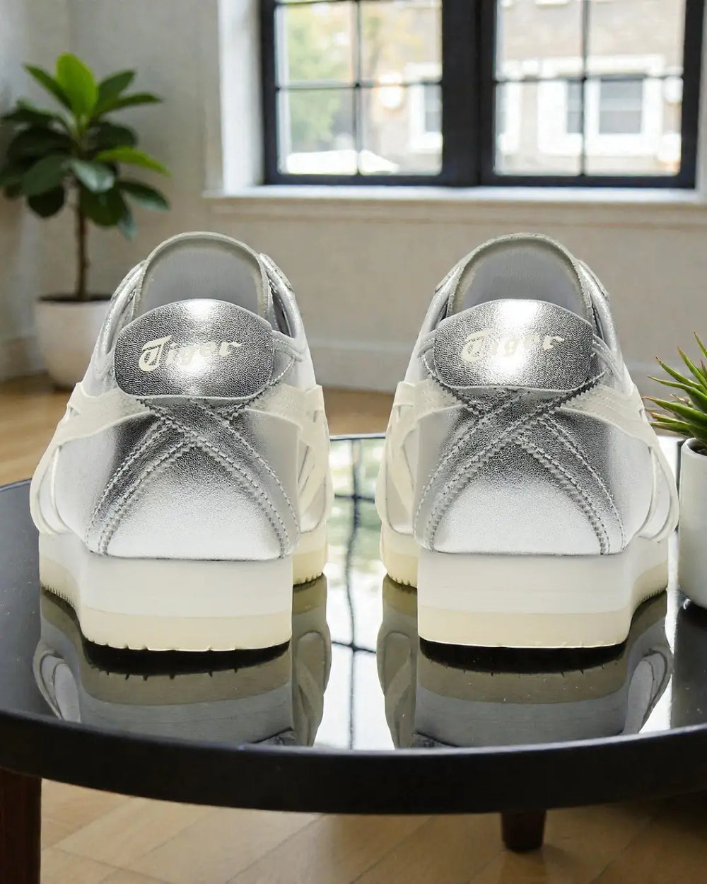 Onitsuka Tiger Mexico 66 SD PF Pure Silver Cream Sneakers Men D-2080