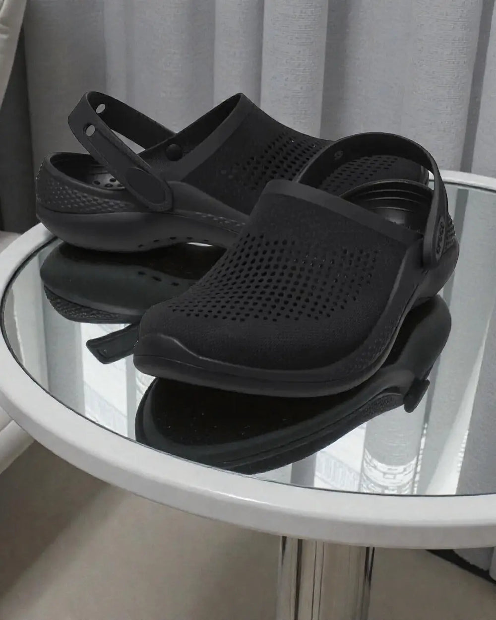 Crocs Literide 360 Clogs Full Black 7A Premium Mens Clogs D-1701
