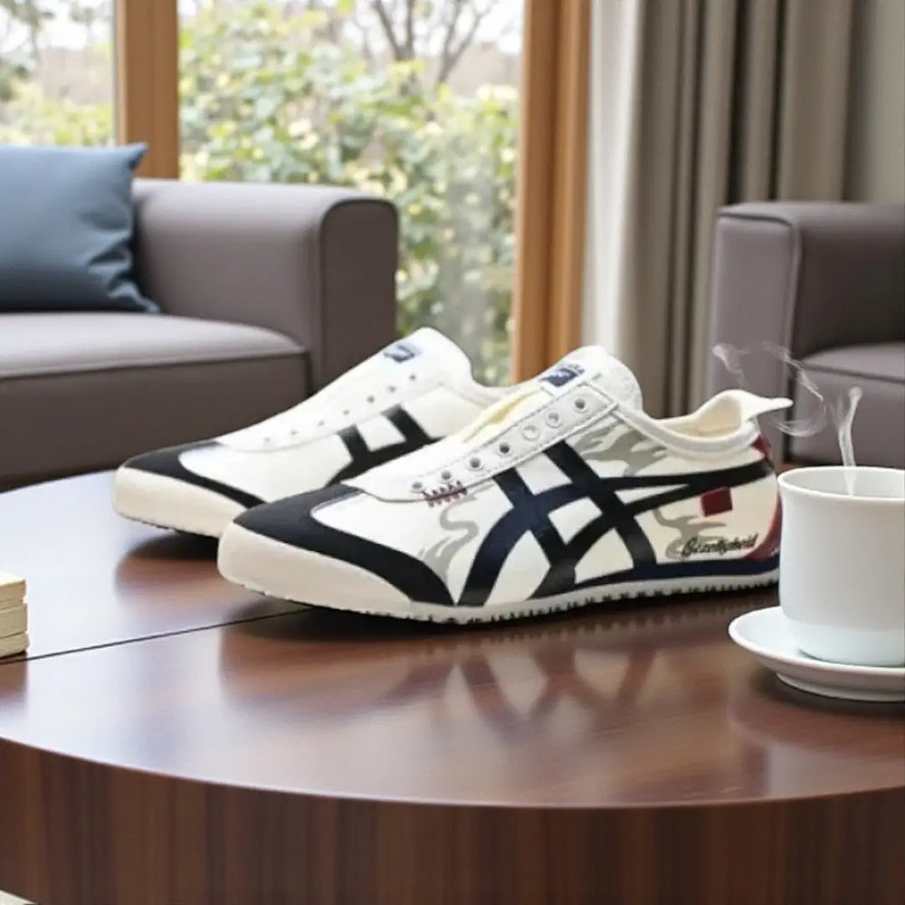 Onitsuka Tiger Mexico 66 Slip-On Blood Oil Mens First Copy Full Accessories D-1910