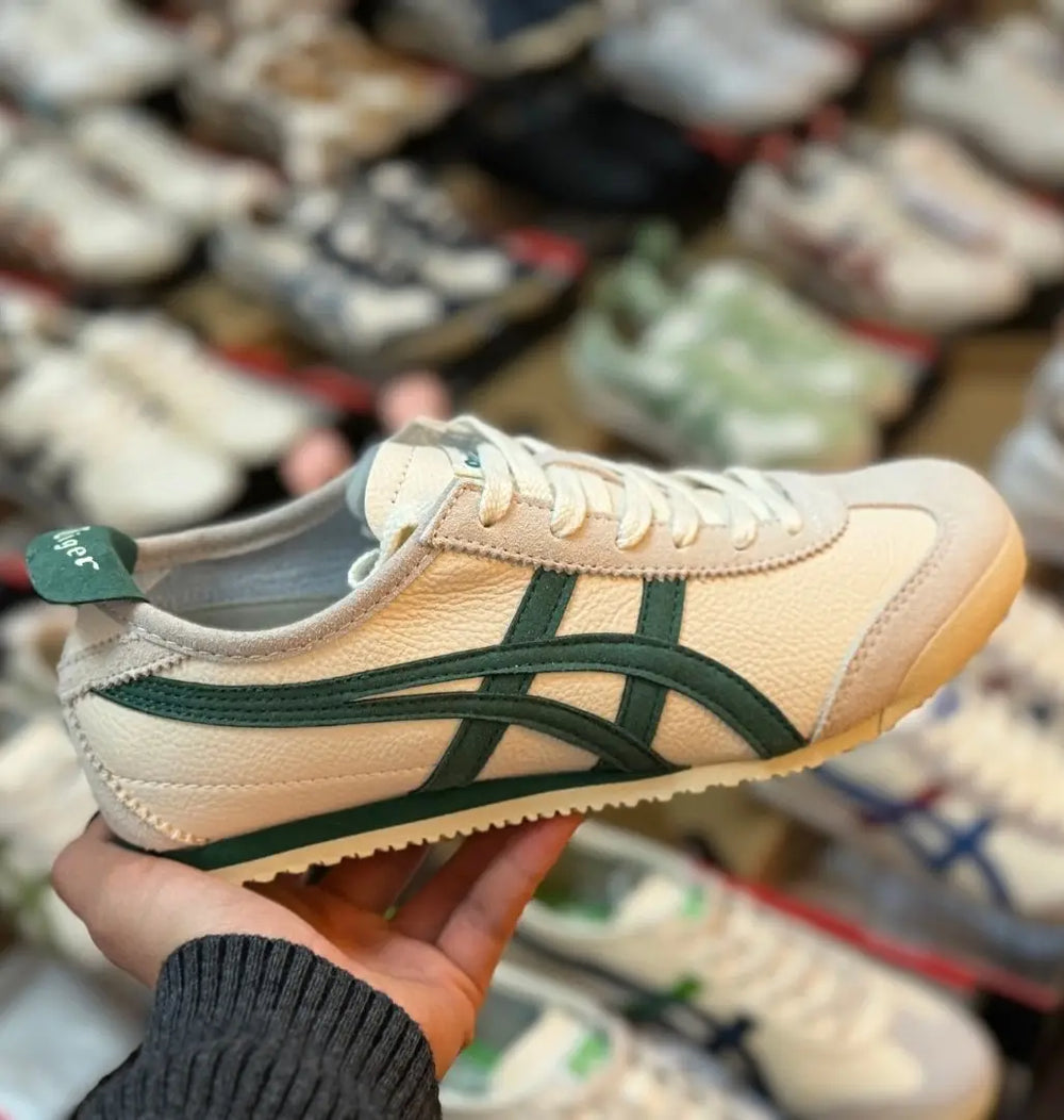 Onitsuka Tiger Mexico 66 Vintage - WhitePale Green Mens First Copy